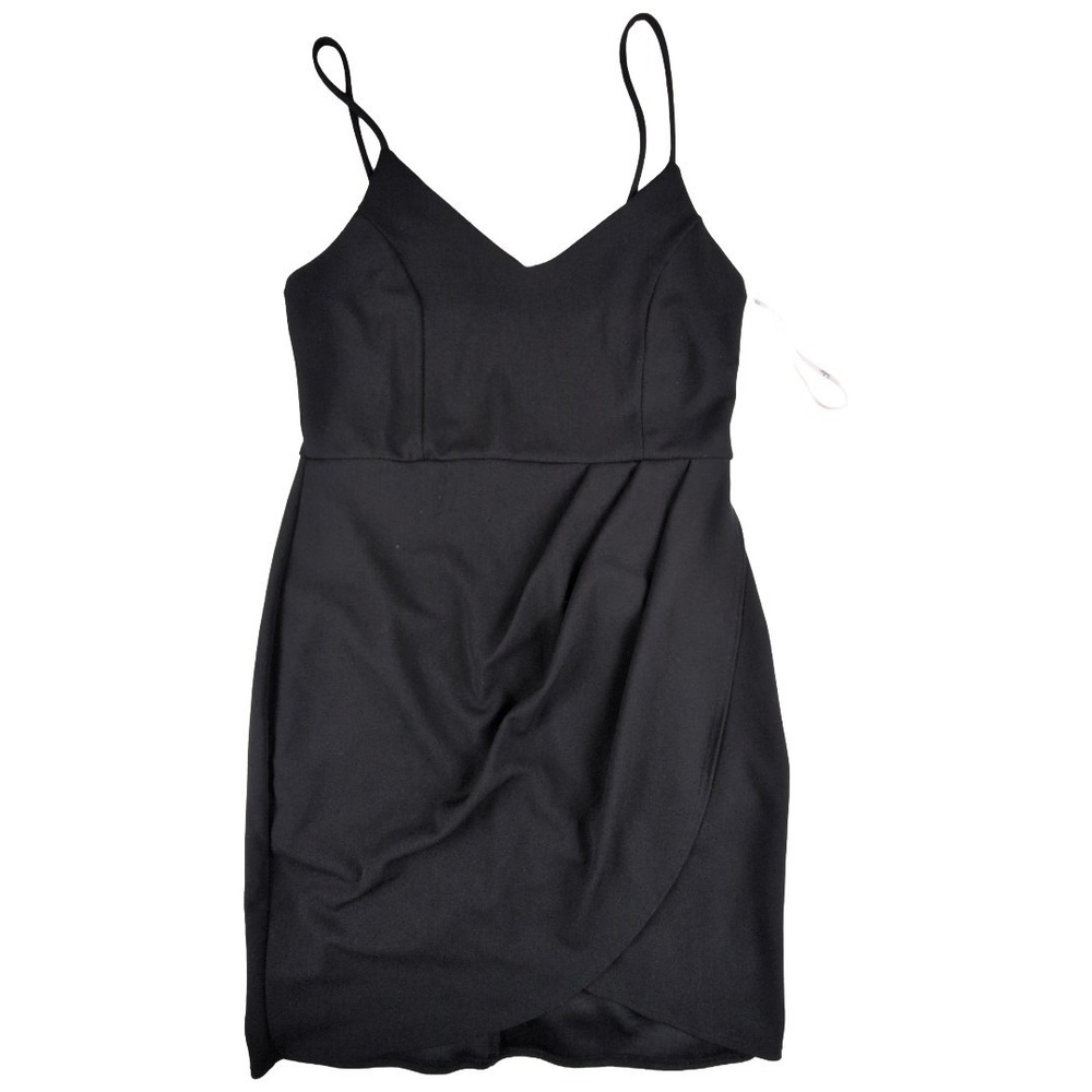 Lulus Forever Your Girl Black Bodycon Dress Little Black Dress‎ LBD Cocktail L